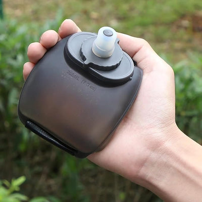 Wrist Sports Water Bottle with Adjustable Hand Strap