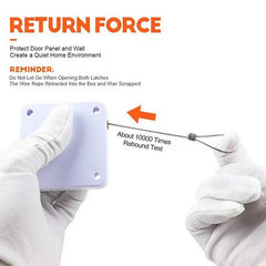 Punch Free Multi functional Automatic Door Closer