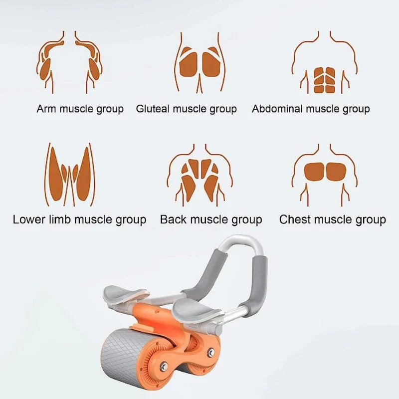 Ab Roller with Mobile Holder