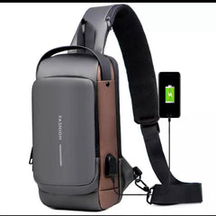 Anti Theft Sling Bag with USB Port