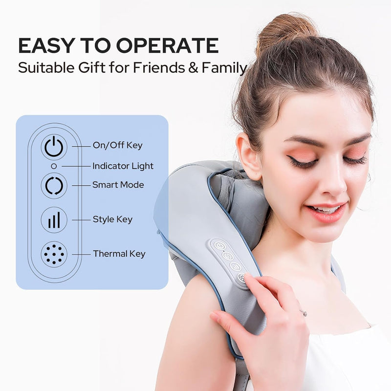 Rechargeable Neck Back and Shoulder Massager