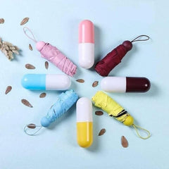 Mini Capsule Shaped Pocket Size Umbrella