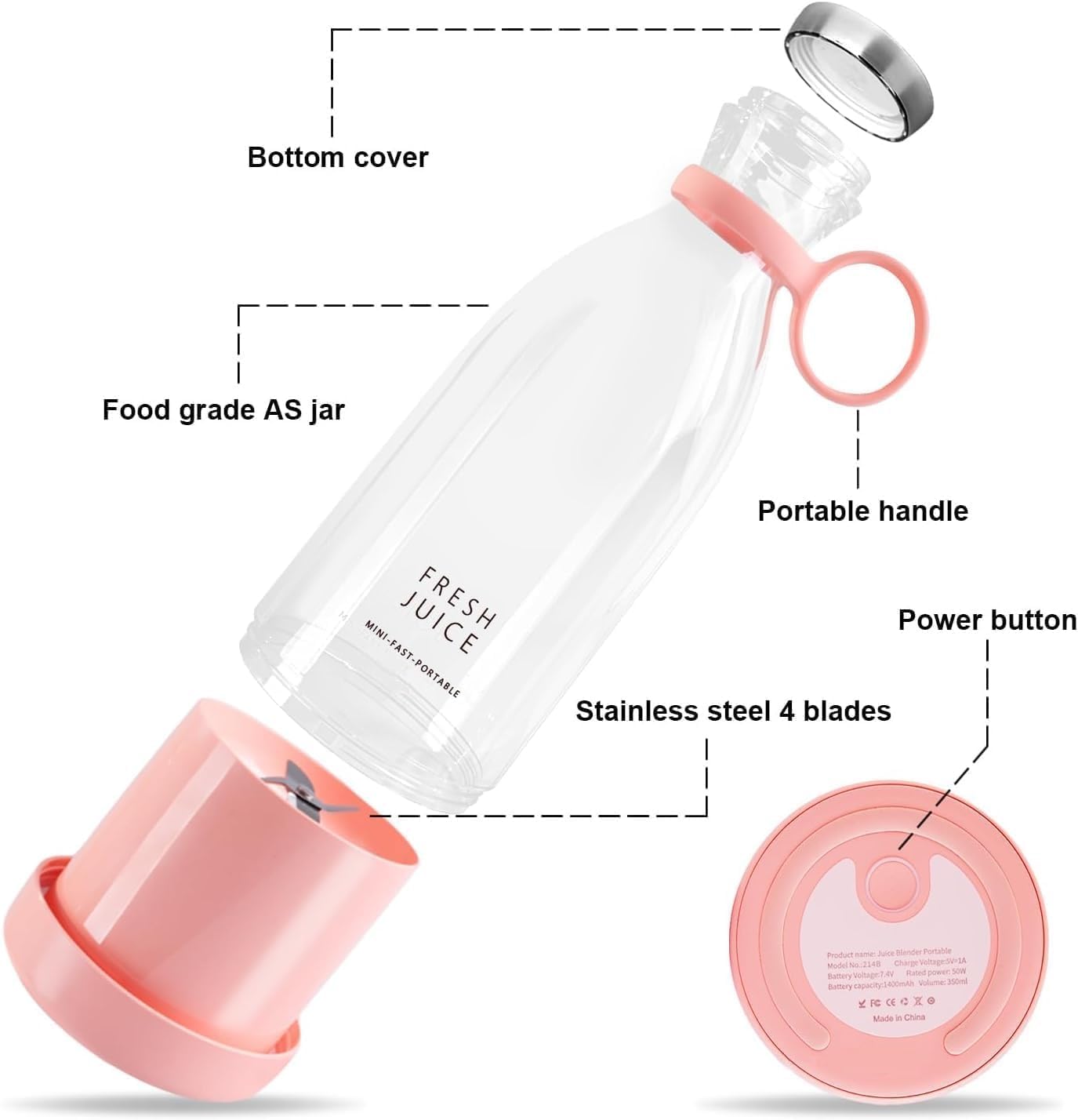 Noviore Portable Juicer Blender