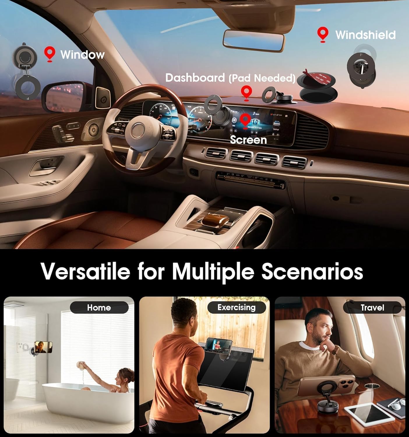 360 degree Magnetic Phone Holder