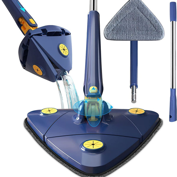 360° Rotating, Extendable and Multi Surface Triangular Mop