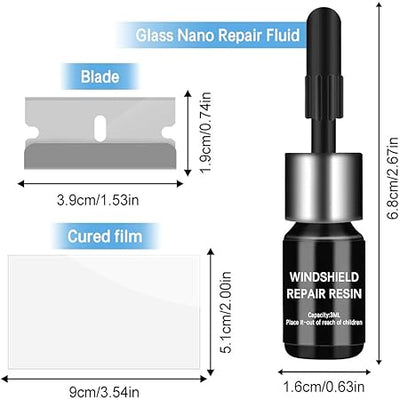 Car Windshield Crack Repair Resin Kit